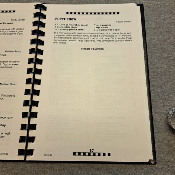 COOKING UP MEMORIES RIVER BEND ELEMENTARY 35TH ANNIVERSARY COOKBOOK VINTAGE 2003 - Picture 4 of 4